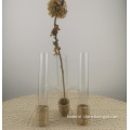 Clear Glass Conjoined Test Tube Flower Vase